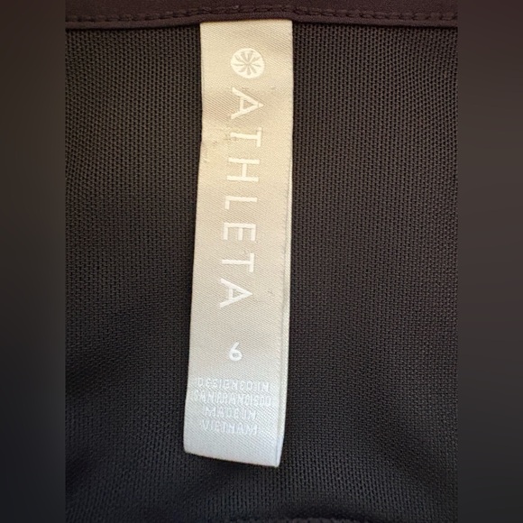 ATHLETA Dress Womens sz 6 Black Expedition Drawstring Sleeveless Pockets Outdoor - Picture 10 of 10